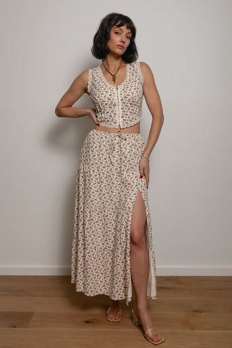 Roses on My Mind Maxi Skirt