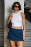 Dreaming of Denim Days Mini Skort