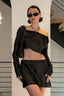 Samantha in Satin Crop Top