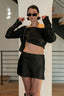 Samantha in Satin Crop Top