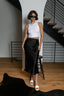 Just a Sensation Satin Midi Skirt