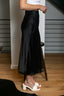 Just a Sensation Satin Midi Skirt