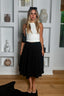 Tier it Is Midi Skirt