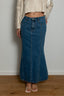 Down in Denim Maxi Skirt