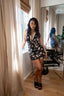 Forever in Florals and Lace Mini Dress