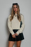 Play the Game Mini Leather Skirt