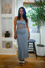 You’ll Never Feel Blue Again Midi Skirt