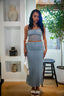 You’ll Never Feel Blue Again Midi Skirt