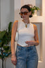 Points This Way Ribbed Top