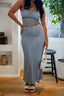You’ll Never Feel Blue Again Midi Skirt