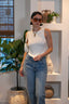Points This Way Ribbed Top
