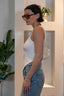 Points This Way Ribbed Top