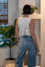 Points This Way Ribbed Top