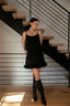 Find Me in Feathers Mini Dress