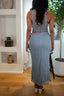 You’ll Never Feel Blue Again Midi Skirt