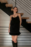 Find Me in Feathers Mini Dress