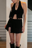 Roses are Black Mini Skirt