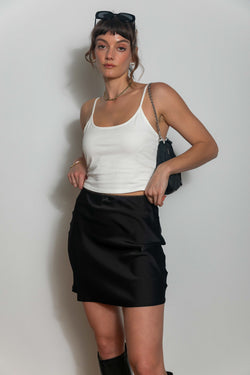 Felt it All High Rise Mini Skirt