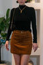 Talk Around Town Corduroy Skirt