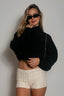 Lounge in Love Cropped Turtleneck Sweater