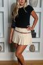 Put a Belt on It Mini Skort