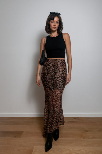 Like a Leopard Maxi Skirt