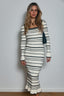 Stripe it Out Maxi Knit Dress