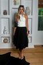 Tier it Is Midi Skirt