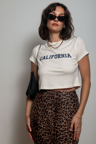 Cropped in California Top