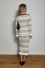 Stripe it Out Maxi Knit Dress