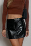 In Love with Leather Mini Skirt