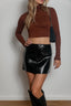 In Love with Leather Mini Skirt