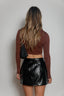 In Love with Leather Mini Skirt