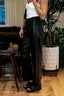 Lace Me Up Leather Pants