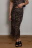 Lovely in Leopard Mesh Midi Skirt