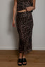 Lovely in Leopard Mesh Midi Skirt