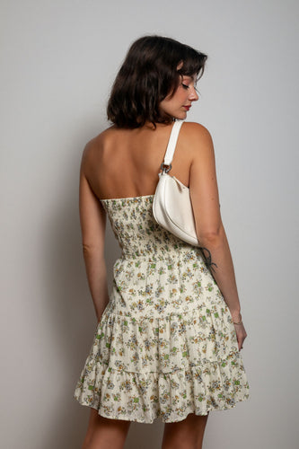 Frolicking in Fields of Flowers Mini Bustier Dress